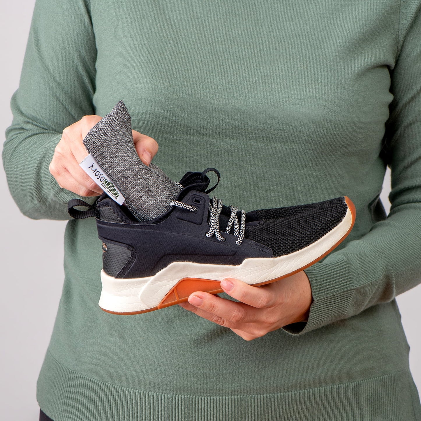 Shoe Deodorizer Insert. Bamboo Charcoal Sport & Gym Bag Odor Absorber & Boot Deodorizer