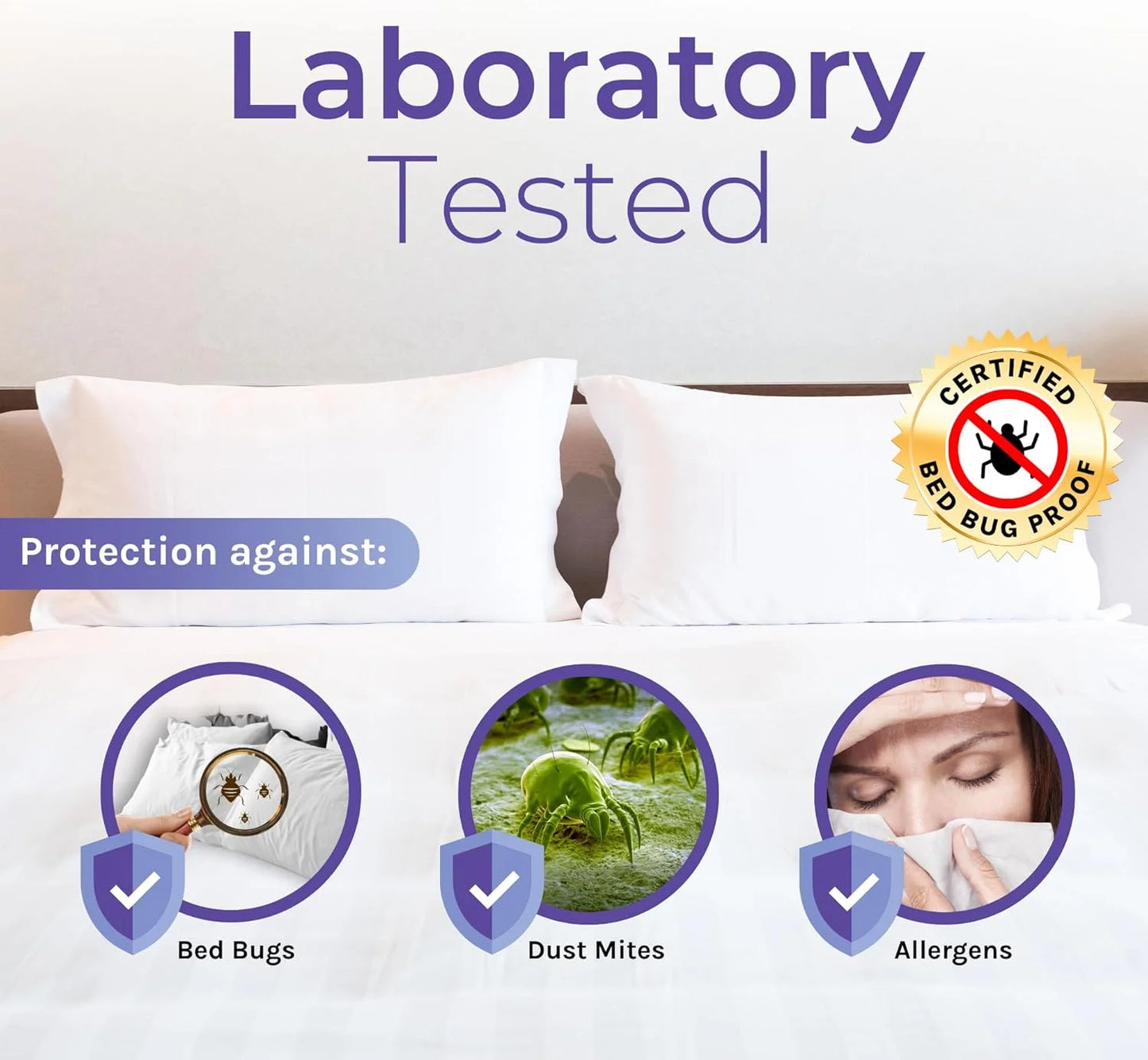 Mattress Cover 6 Gauge Waterproof Mattress Protector Durable Vinyl Box Spring Cover, XL Full