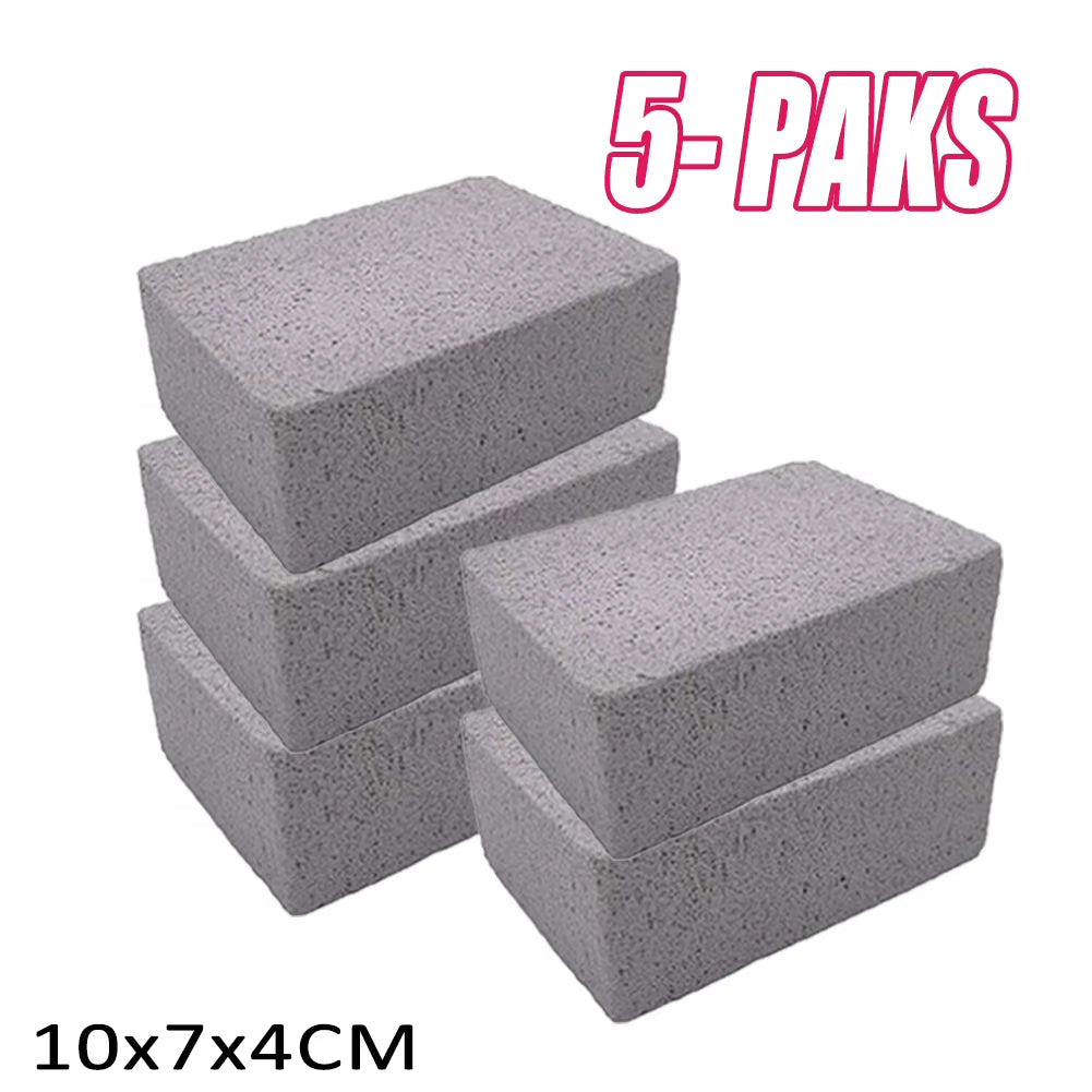 1-10PCS BBQ Grill Cleaning Brick Block Barbecue Natural Cleaning Stone Racks Stains Grease Cleaner BBQ Tools Oil Stain Cleaning