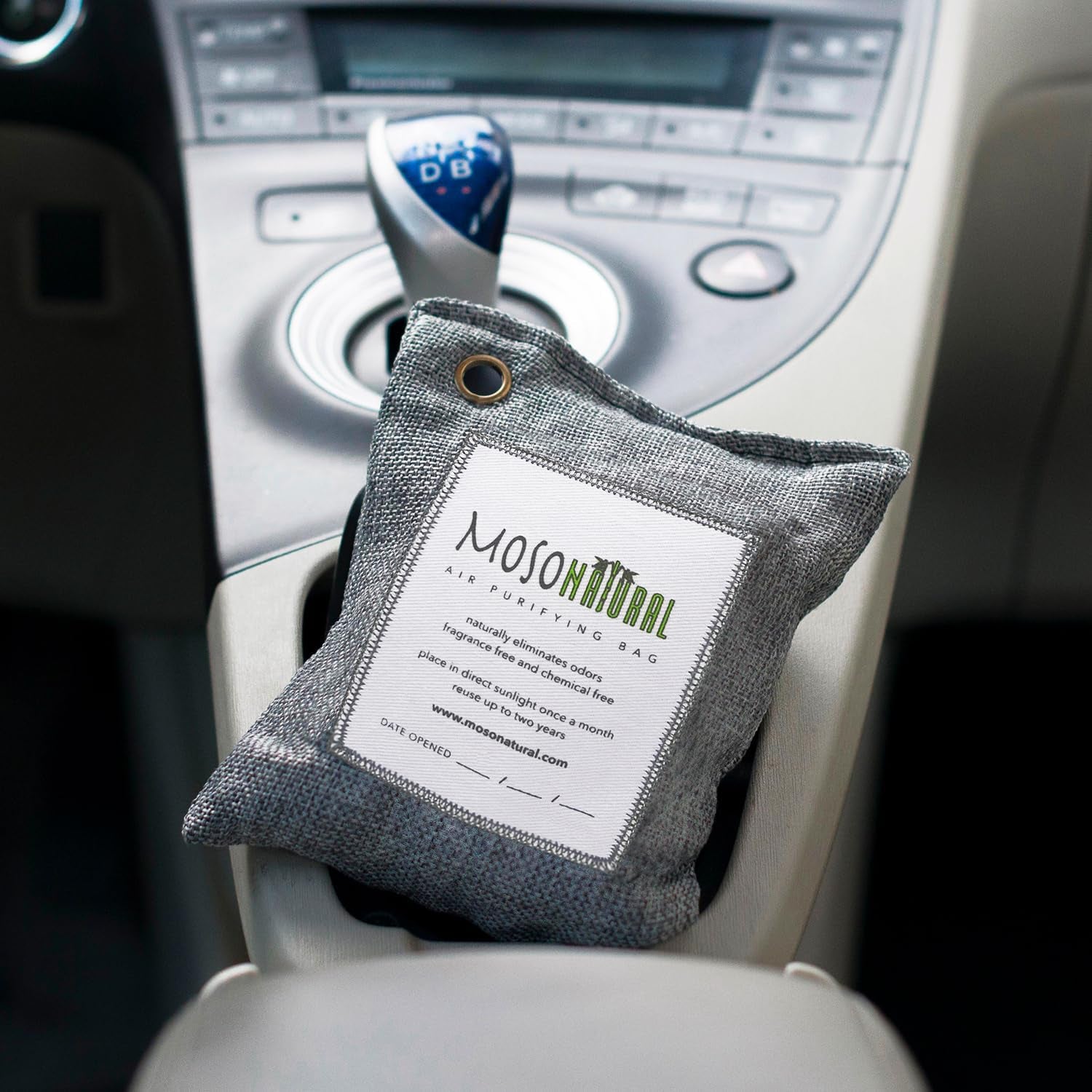 Air Purifying Bag 200G (2 Pack) Bamboo Charcoal Odor Absorber for Home & Car | Closet Odor Eliminator, Small Room Deodorizer & Car Air Freshener | Long Lasting Charcoal Bags Cover 90Sqft