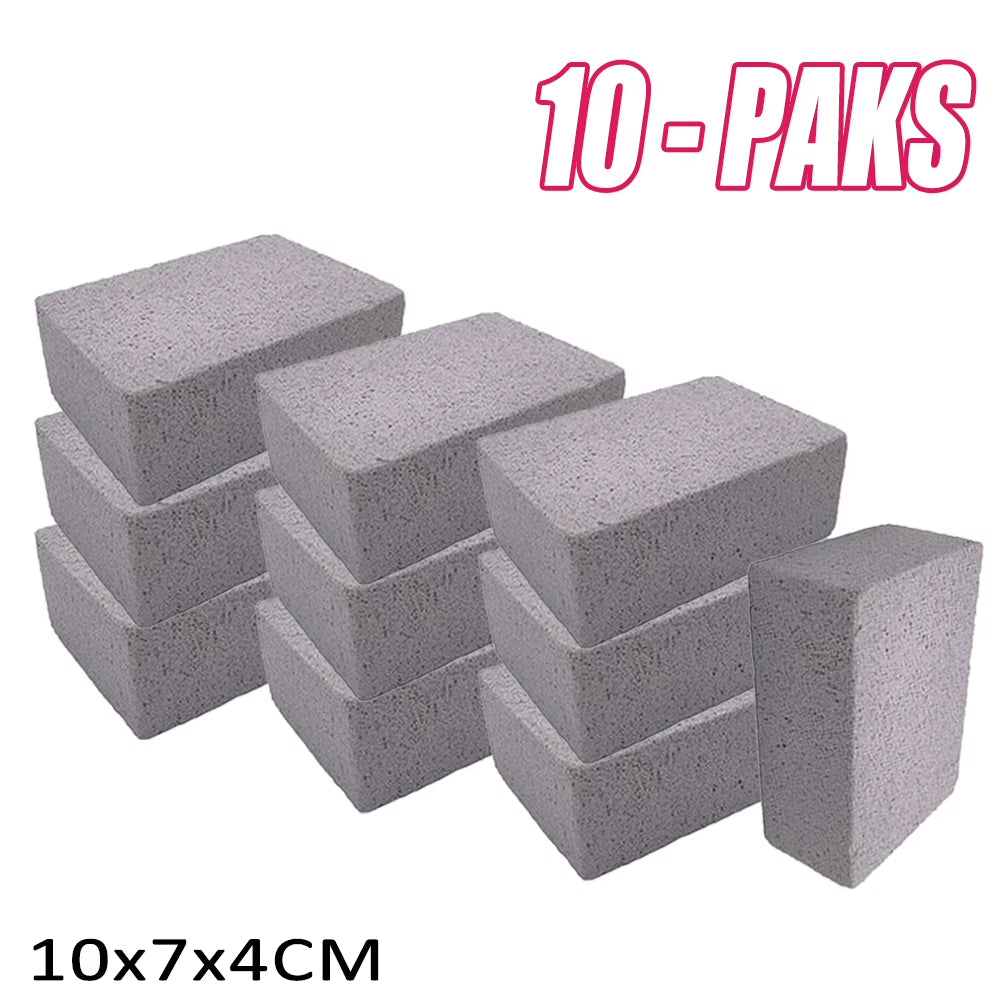 1-10PCS BBQ Grill Cleaning Brick Block Barbecue Natural Cleaning Stone Racks Stains Grease Cleaner BBQ Tools Oil Stain Cleaning