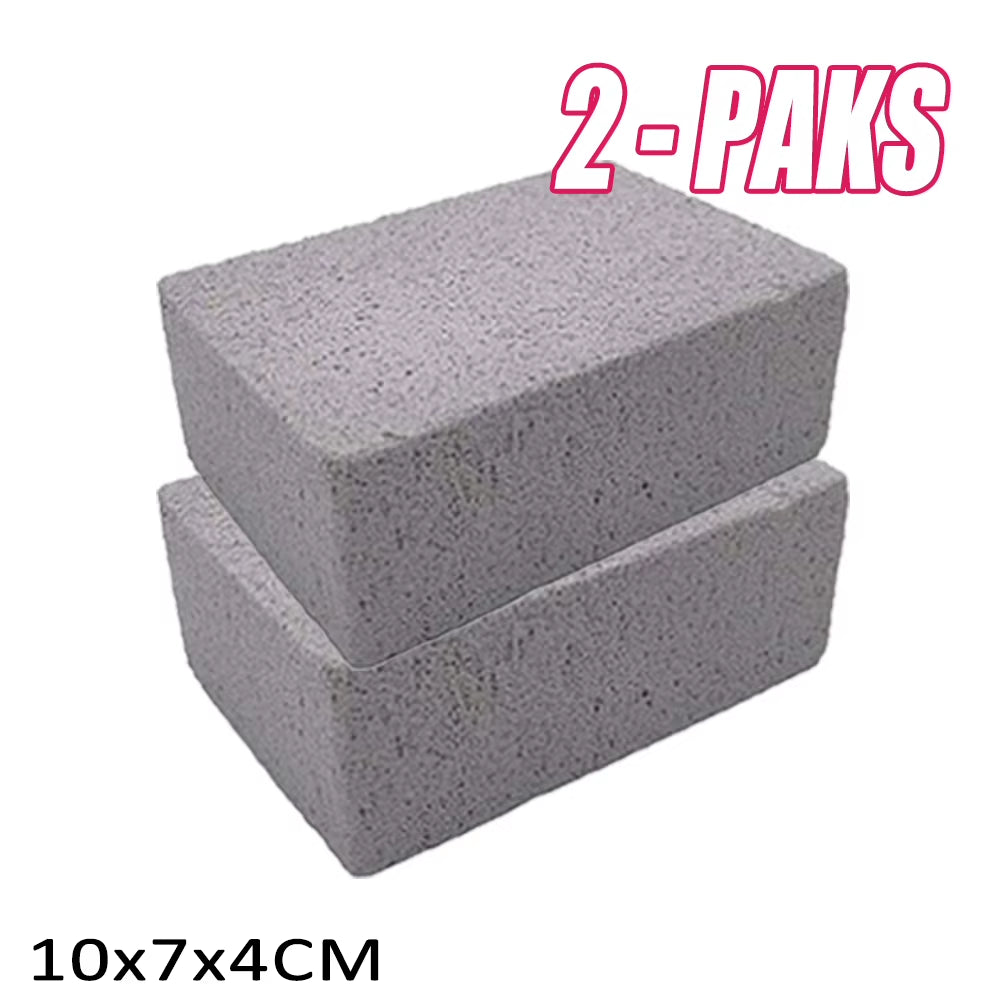1-10PCS BBQ Grill Cleaning Brick Block Barbecue Natural Cleaning Stone Racks Stains Grease Cleaner BBQ Tools Oil Stain Cleaning