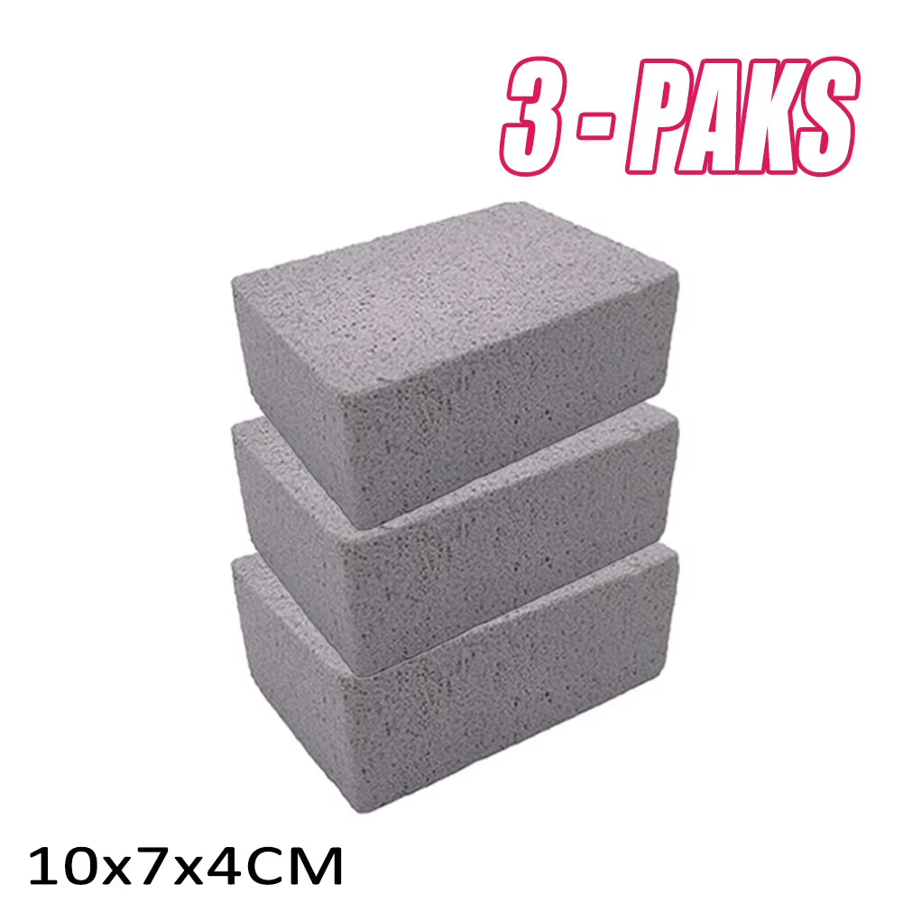 1-10PCS BBQ Grill Cleaning Brick Block Barbecue Natural Cleaning Stone Racks Stains Grease Cleaner BBQ Tools Oil Stain Cleaning